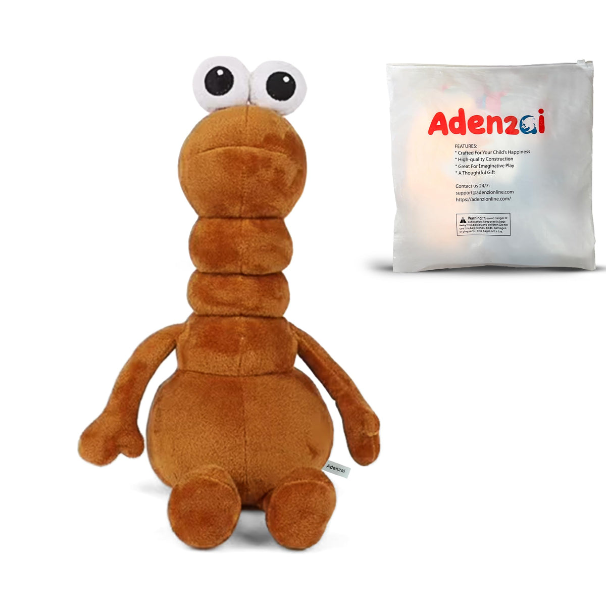 Marcus the worm plush style 2