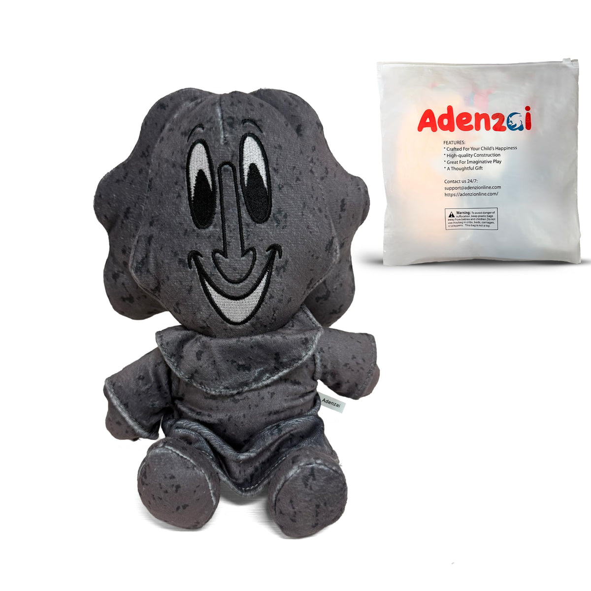 Adenzai action plush gray