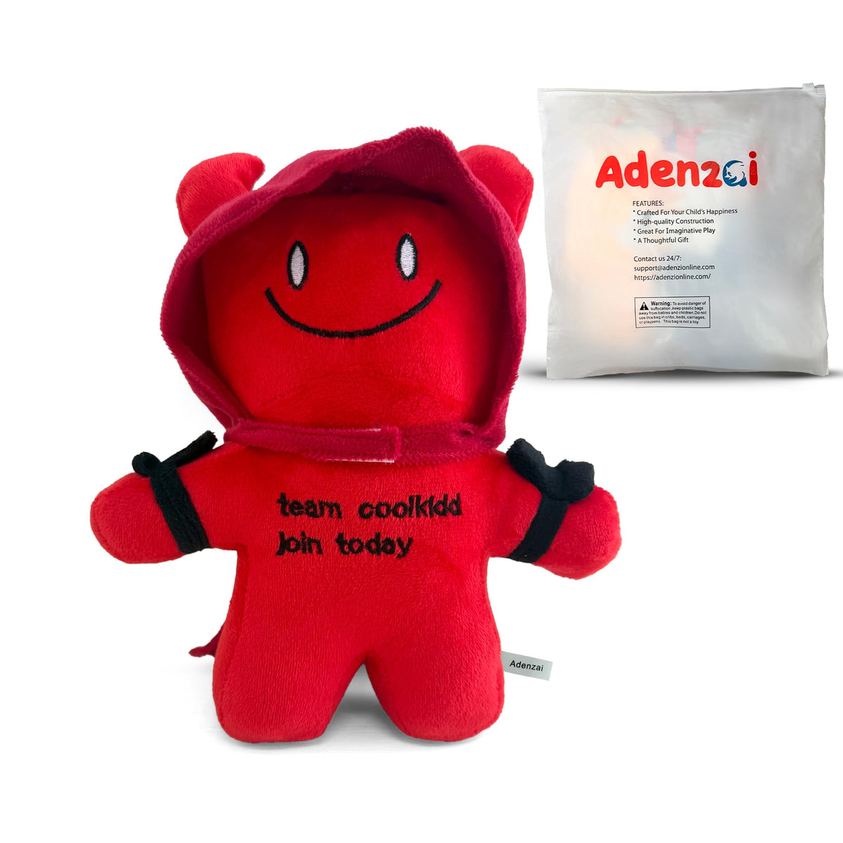 Cloaked child game character plush