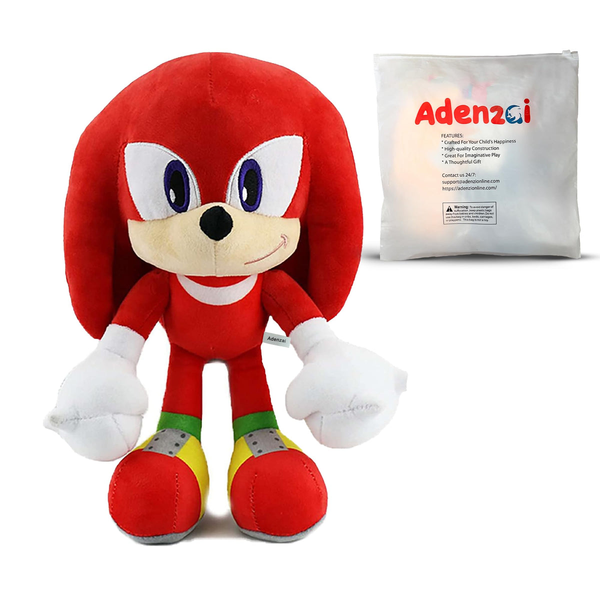 Adenzai red plush figure 12 inch