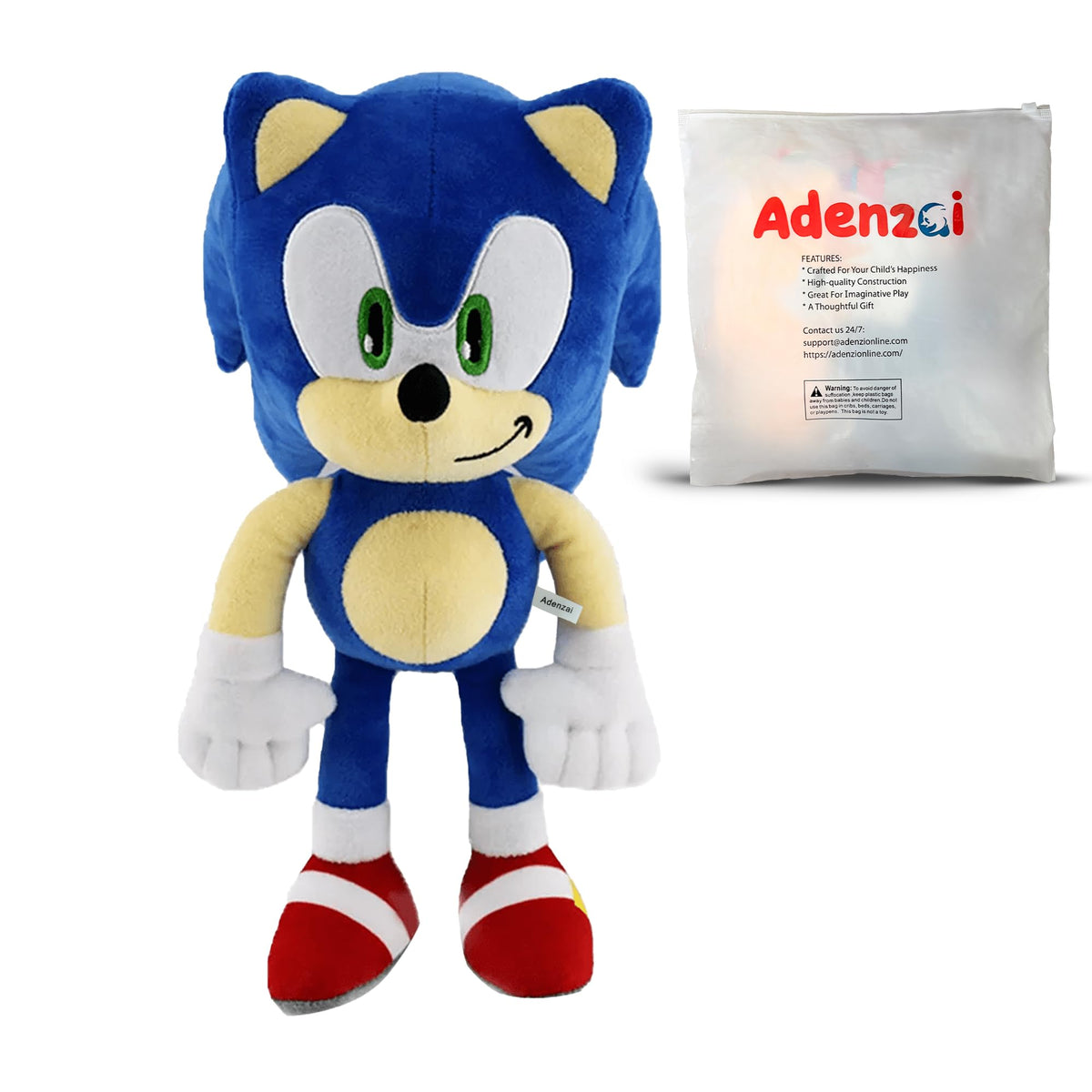 Adenzai blue plush figure 12 inch