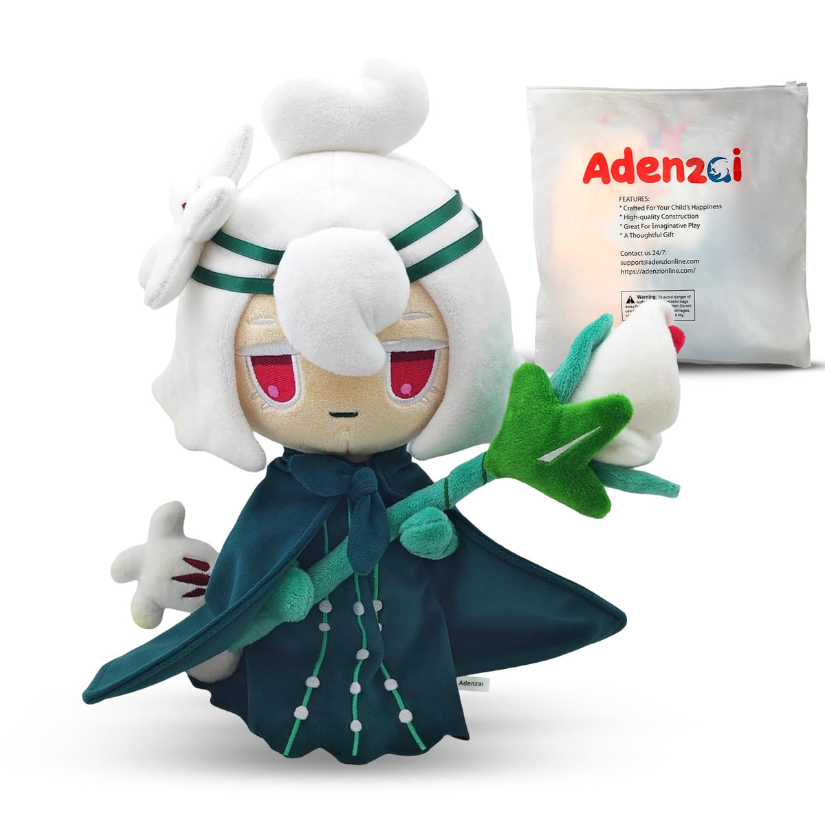 White Lily cookie character plush